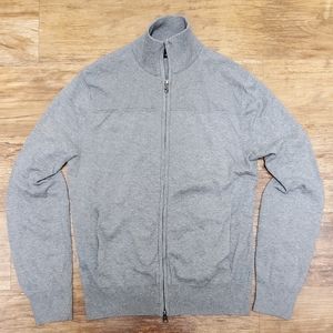 Men's grey cardigan, Banana Republic